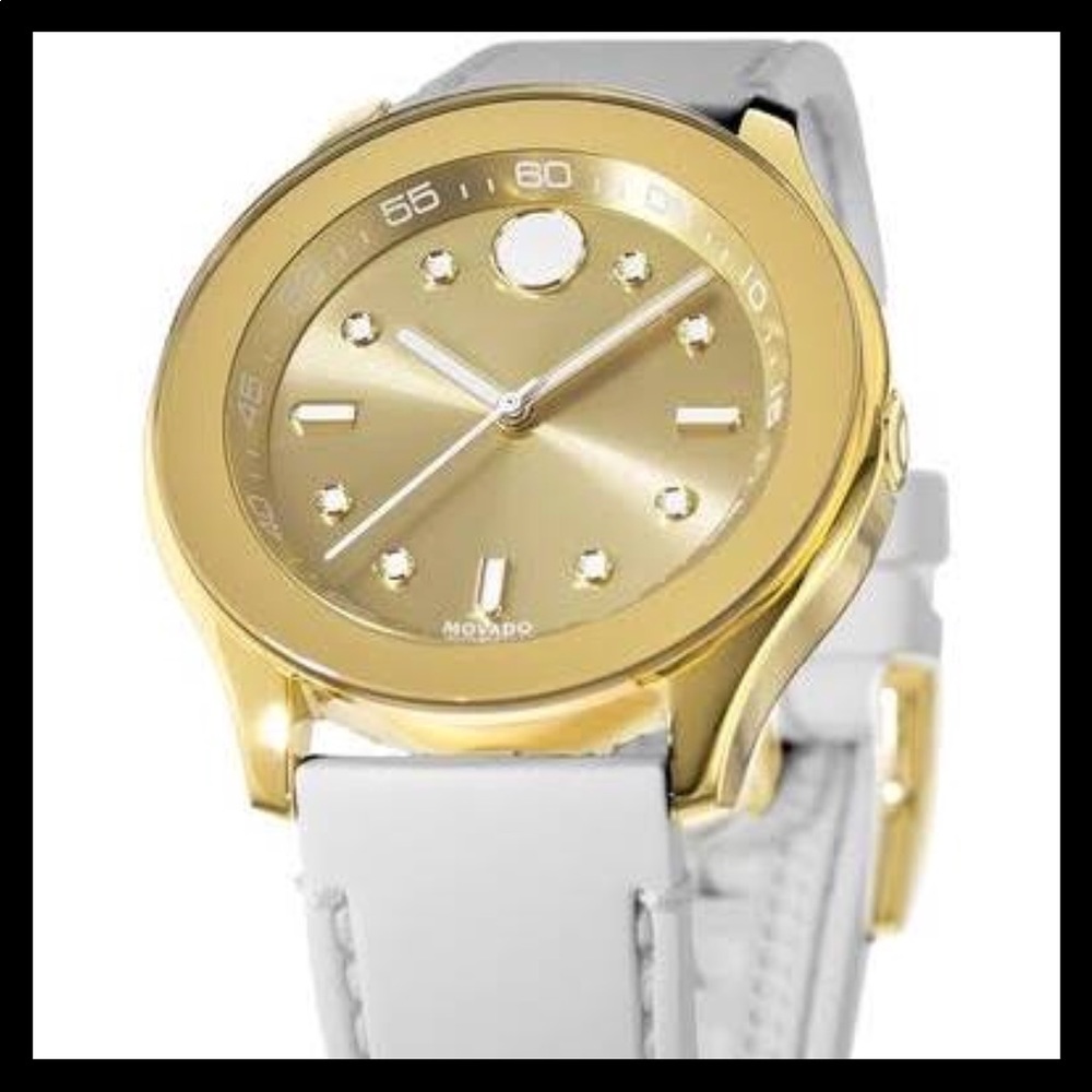 Women’s White Movado Watch